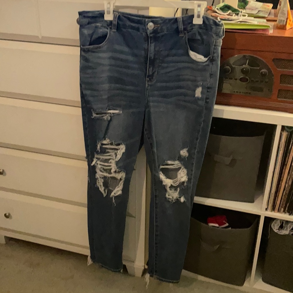 American Eagle Curvy Hi-Rise Jeggings 16 Short